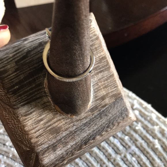 New lab creatd mystic topaz, gemstone ring~.925 slvplt in sz 8 or 10 - Picture 6 of 6